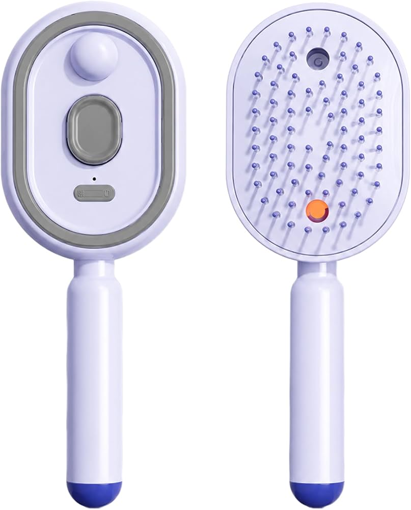 Hair Care Spray Massage Comb Vibration Scalp Massage Hairbrush Head Massager Hair Sprayer Atomizing Brush Hair Oil Applicator